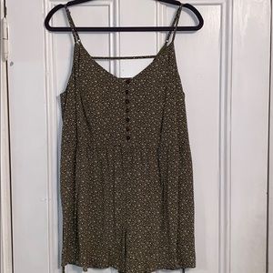 Cheetah print romper